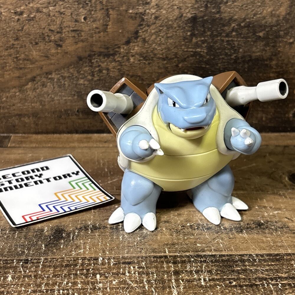 Pokemon Blastoise Figure Wicked Cool Toys 3.5” Toy Action Figure 2019 Poseable